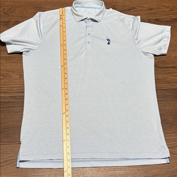 johnnie-O Light Blue Polo Shirt - Picture 5 of 6